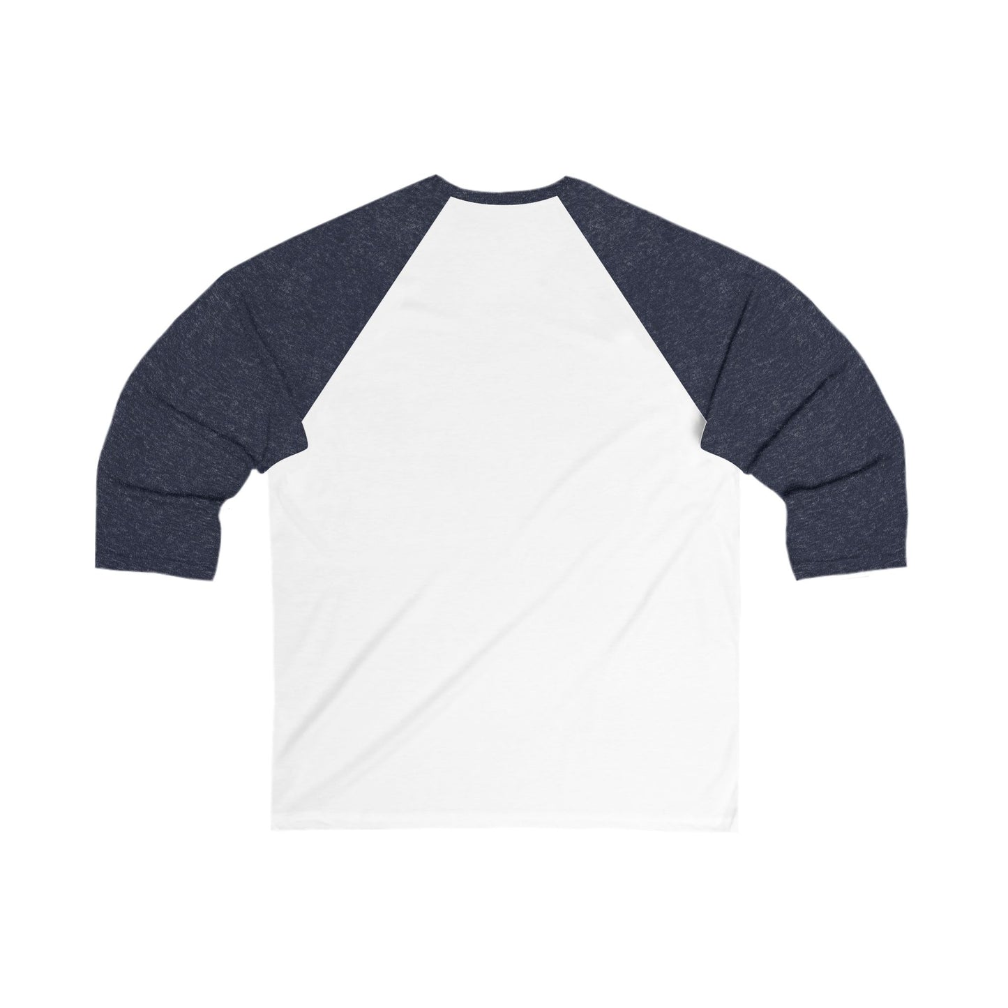 Blue Carbon Bourbon Circle Logo'd Baseball 3/4 Tee
