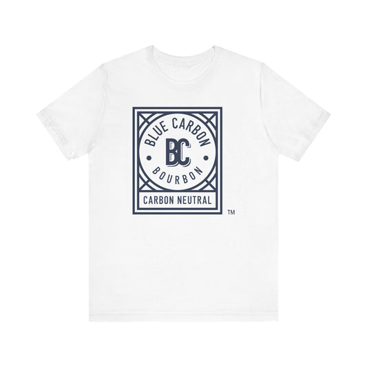 Blue Carbon Bourbon Logo'd Eco-Friendly Bourbon Tee