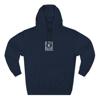 Blue Carbon Bourbon Logo'd Hoodie
