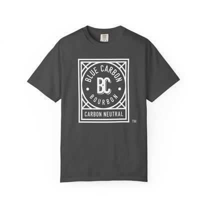 Blue Carbon Bourbon - Square Logo T