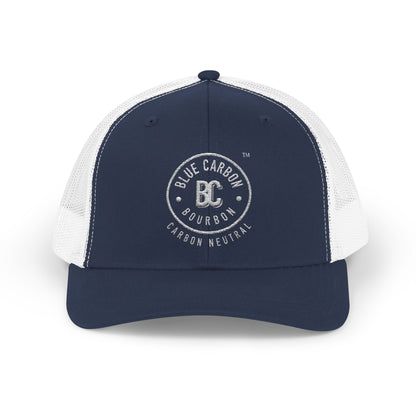 Copy of Blue Carbon Bourbon Logo'd Hat