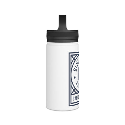 Blue Carbon Bourbon Stainless Steel Water Bottle