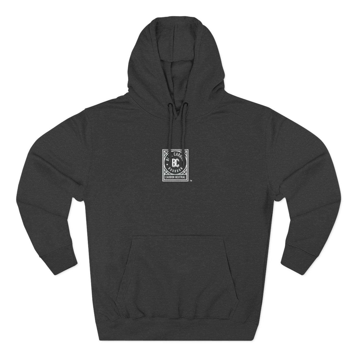 Blue Carbon Bourbon Logo'd Hoodie