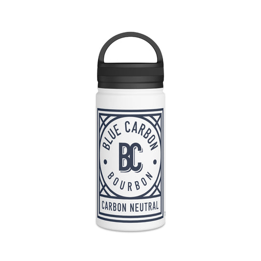 Blue Carbon Bourbon Stainless Steel Water Bottle